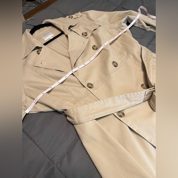 Torrid jacket size 2 women’s plus 1X 2X lightweight tan/khaki rain coat like new - Picture 8 of 11
